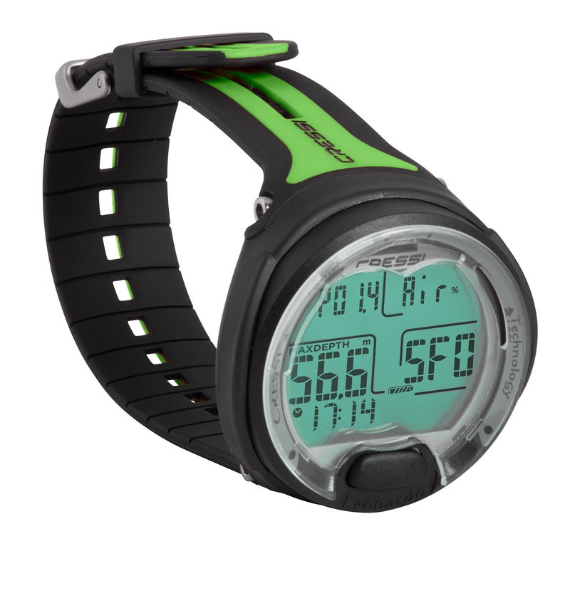 Cressi Leonardo  black/lime - Image 1